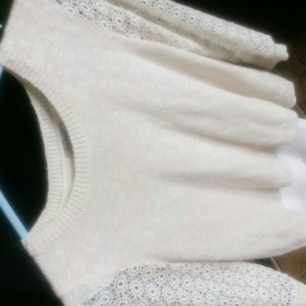 Lucky brand White Cream Blouse